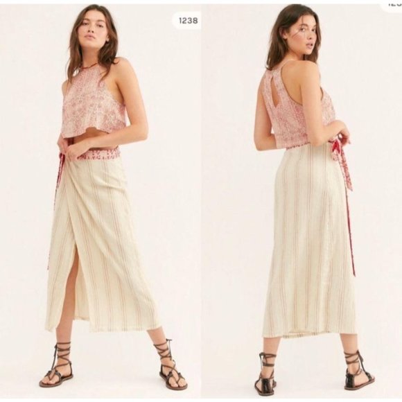 Free People Wrapped Around You Skirt Halter Set S - Picture 5 of 10